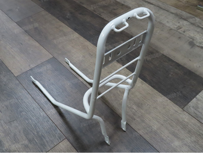 Puch Various frame parts Tank luggagecarrier white for Puch Maxi S Luggage carrier tank Puch Maxi frame bracket gloss white