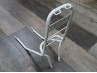 Luggage carrier Puch Maxi tank / frame bracket white thumb extra