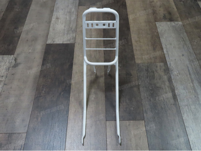 Puch Various frame parts Tank luggagecarrier white for Puch Maxi S Luggage carrier tank Puch Maxi frame bracket gloss white