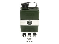 Bagagedrager houder met FuelFriend jerrycan Puch Maxi N / K rechts groen (1 liter)