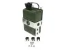 Bagagedrager houder met FuelFriend jerrycan Puch Maxi N / K rechts groen (1 liter) thumb extra