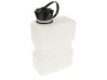 Carrier holder with fuel can Puch Maxi N / K right white (1 liter)