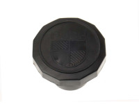 Fuel cap 30mm Puch Maxi as original with logo black A-quality