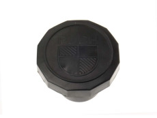 Fuel cap 30mm Puch Maxi as original with logo black A-quality