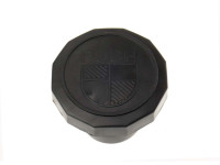 Tankdeckel 30mm Puch Maxi wie Original mit Logo schwarz A-Qualität