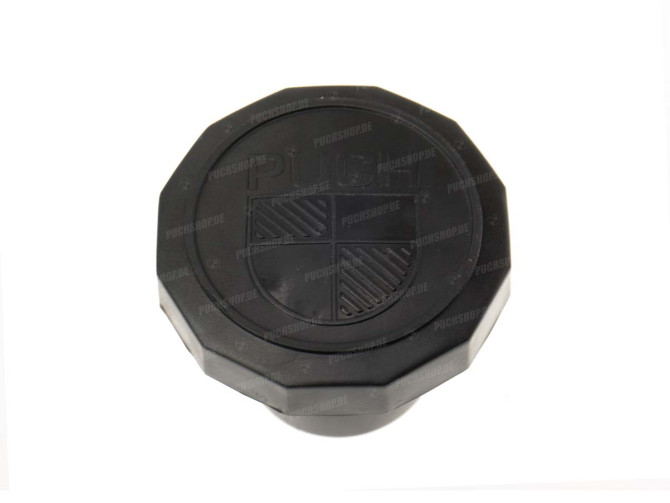 Fuel cap 30mm Puch Maxi as original with logo black A-quality main