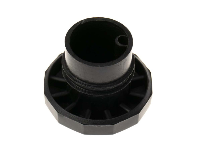 Tankdop 30mm Puch Maxi als origineel logo zwart A-kwaliteit