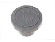 Tankdeckel 30mm Puch Maxi wie Original mit Logo grau A-Qualität