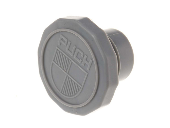 Fuel cap 30mm Puch Maxi as original with logo grey A-quality product