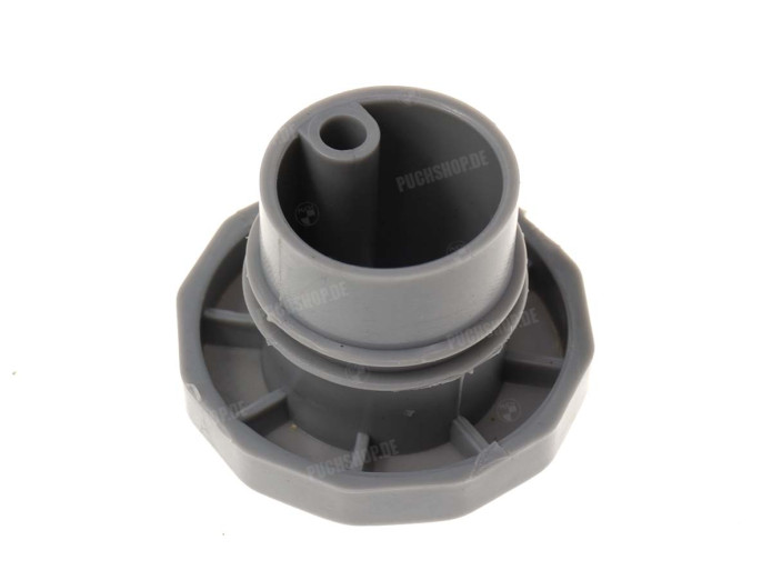 Tankdeckel 30mm Puch Maxi wie Original Logo grau A-Qualität