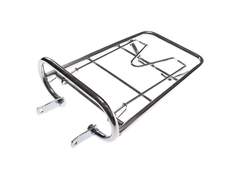 Luggage carrier Puch VZ rear chrome short model main