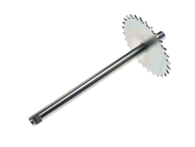 Pedal crank shaft Puch Z-one / Manet Korado 260mm 28 teeth  product