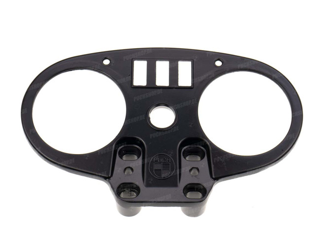 Speedometer cockpit mounting frame black Puch Monza / Grand Prix / universal main