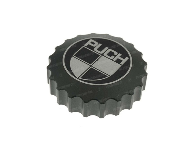 Fuel cap 30mm Puch Maxi aluminium bajonet black anodised 66Heroes main