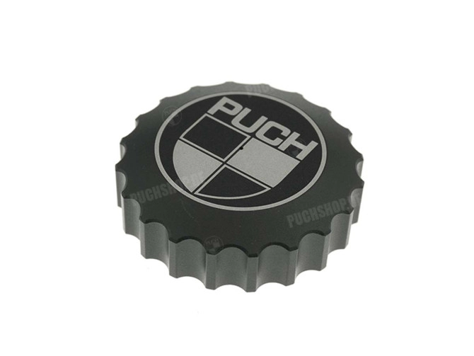 Fuel cap 30mm Puch Maxi alu bajonet black anodised 66Heroes main