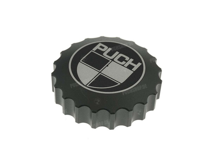 Fuel cap 30mm Puch Maxi alu bajonet black anodised 66Heroes