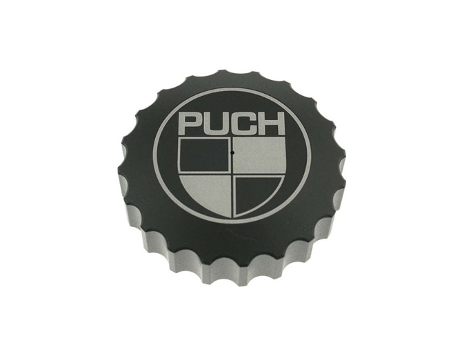 Fuel cap 30mm Puch Maxi aluminium bajonet black anodised 66Heroes product