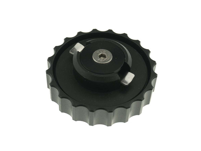 Fuel cap 30mm Puch Maxi alu bajonet black anodised 66Heroes product