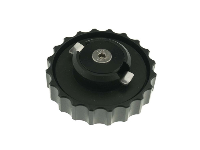 Fuel cap 30mm Puch Maxi alu bajonet black anodised 66Heroes product