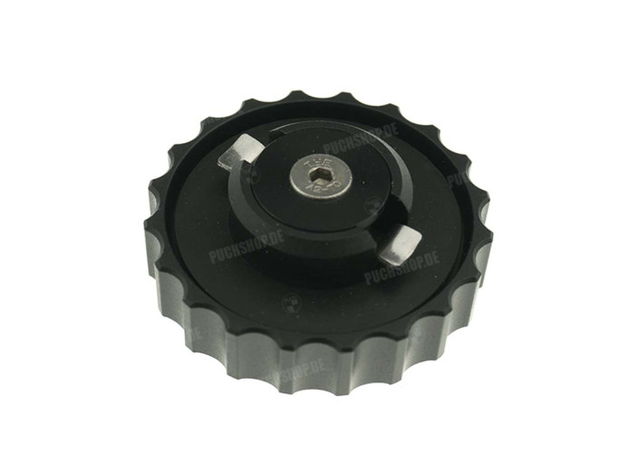Fuel cap 30mm Puch Maxi alu bajonet black anodised 66Heroes
