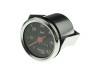 Tacho Kilometer 48mm 60km/h VDO Nachbau Schwarz mit Puch Logo thumb extra