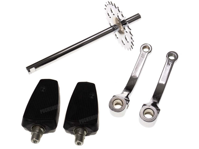 Trapas Puch Maxi 260mm 26 tands cranks pedalen (extra lang)