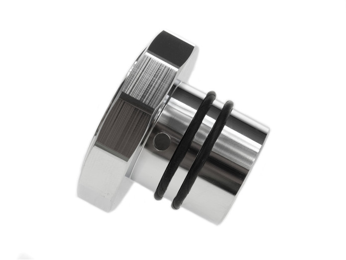 Puch Maxi fuel cap Aluminium polished