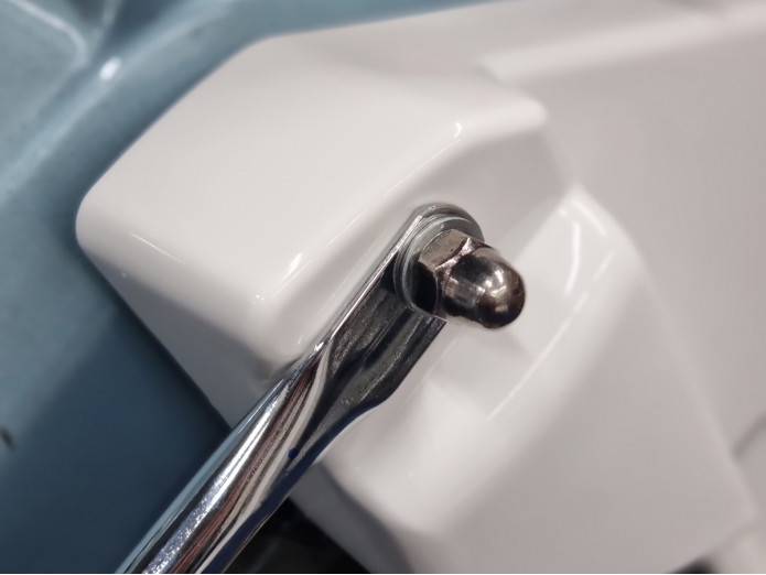 Seitenverkleidung Satz Puch Rider Macho 2-Gang / Maxi / Gilera Citta Universal weiß 