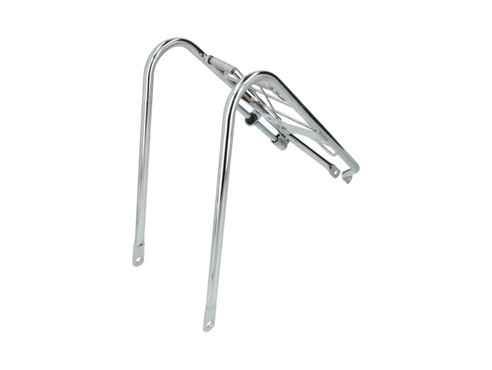 Luggage carrier rear carrier Puch Maxi N / K chrome with swing arm lock holder