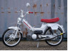 Puch Seitendeckel Set weiß Maxi / 2 Gang Fahrer macho Seitenverkleidung Satz Puch Rider Macho 2-Gang / Maxi / Gilera Citta Universal weiß