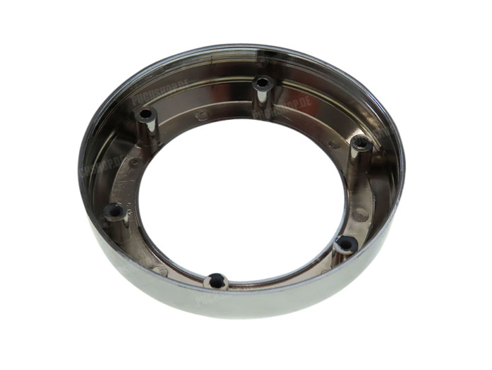 Claxon chroom rand schroefversie 76mm 
