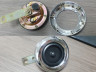 Horn cover chrome screw version 76mm 