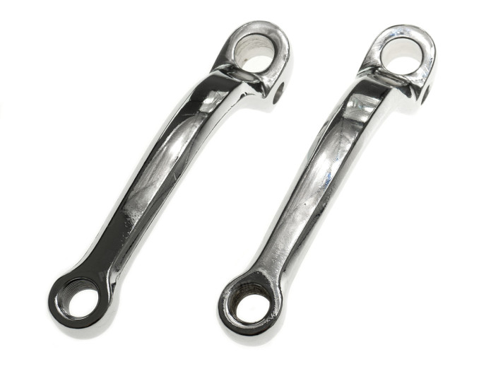 Pedal arm Puch Maxi S / N set short universal 125mm chrome