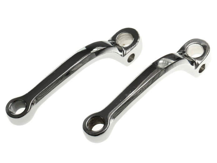 Pedal arm Puch Maxi S / N set short universal 125mm chrome