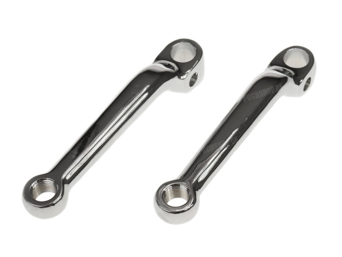 Trapas crank Puch MS50 set chroom A-kwaliteit