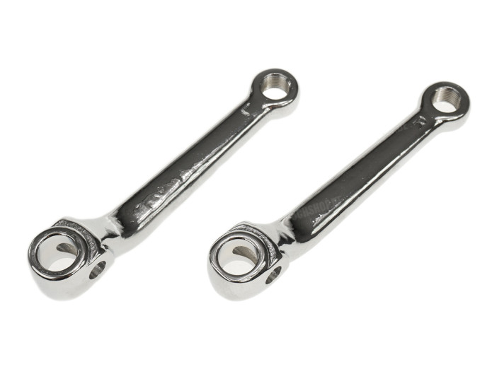 Trapas crank Puch MS50 set chroom A-kwaliteit