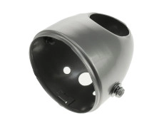 Scheinwerfer Eierlampe 102mm Puch Maxi S / N seitliche Befestigung wie Original Gehause Silber