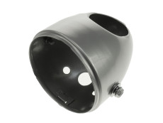 Koplamp ei-model 102mm Puch Maxi S / N zij montage als origineel huis zilver