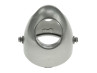 Puch Lighting Headlight housing Egglight brilliant silver Remake Headlight egg-model 102mm Puch Maxi S / N side mount as original housing silver