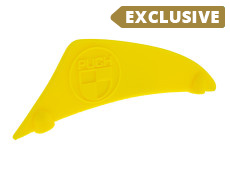 Front fender plate yellow with Puch Logo model "sport"