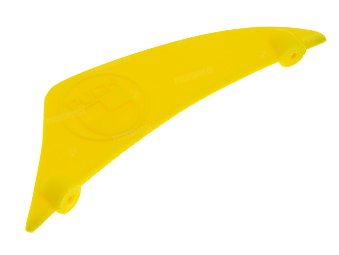 Front fender plate with Puch Logo model "sport" yellow 