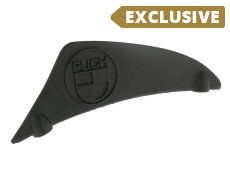 Front fender plate black with Puch Logo model "sport"