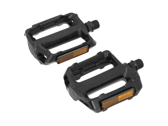 Pedals VP-Components VP-469 aluminium black with reflector