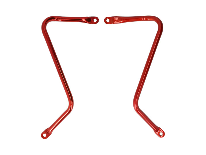 Frame bracket Puch Maxi N / K set *Exclusive* Candy Red