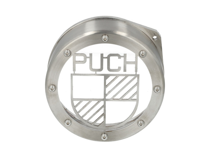 Puch Electrisch Vliegwieldeksel RVS Vliegwieldeksel Puch Maxi E50 / Z50 / ZA50 RVS