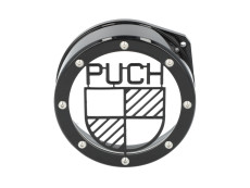 Flywheel cover Puch Maxi E50 / Z50 / ZA50 stainless steel black