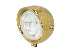 Scheinwerfer Rund 130mm Classic *Exclusive* Candy Gold
