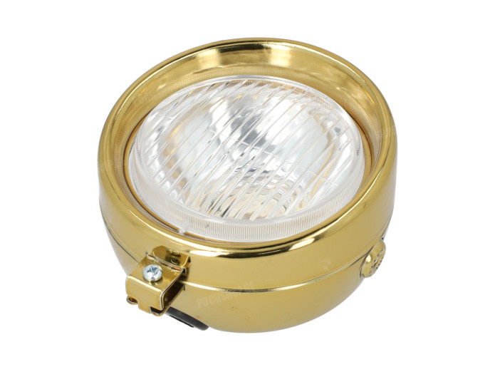 Scheinwerfer Rund 130mm Classic *Exclusive* Candy Gold
