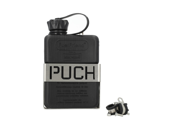 Bagagedrager achterdrager Puch Maxi N / K houder met FuelFriend jerrycan zwart V2