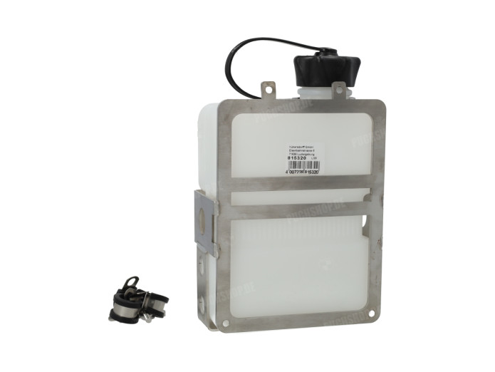 Bagagedrager achterdrager Puch Maxi N / K houder met FuelFriend jerrycan wit V2